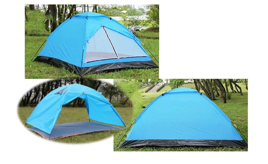 two man tent three views