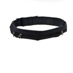 pocketed waist pack – black