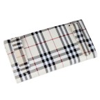 visor tissue and wipe holder – plaid – back