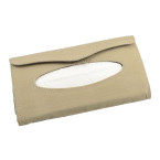 visor tissue and wipe holder – tan