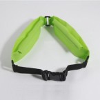 waterproof pocketed belt – green