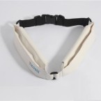 waterproof pocketed belt – white