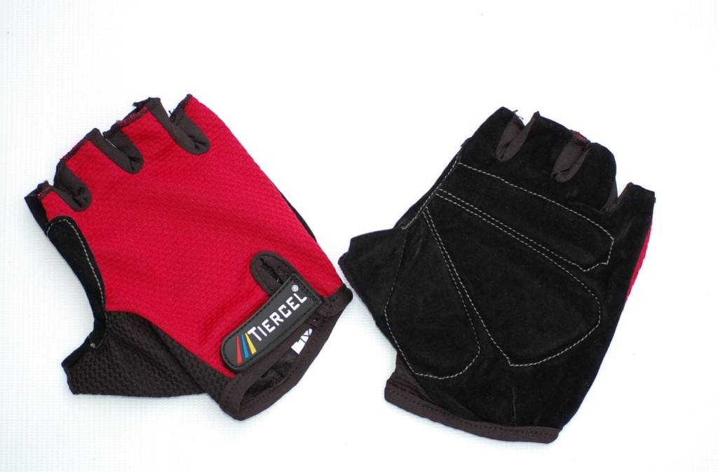 bike gloves – red