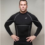 long sleeve trainer – black