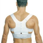 magnetic therapy back and posture on man