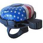 US Flag Bike bell – side