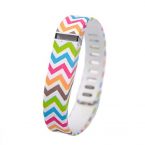 Replacement Band for Fit Bit – Rainbow Chevron