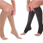 Open Toe Zip Up Compression Socks – hero