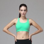 energy crop sports bra – mint front