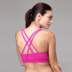 energy crop sports bra – pink back