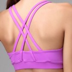 energy crop sports bra – purple back