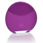 mini silicone facial brush – purple