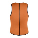 men’s reversable neoprene vest – brown back 2