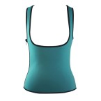 side zip under bust vest – green 2