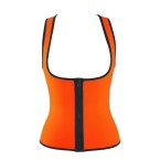 under bust zippered training vest – orange 2