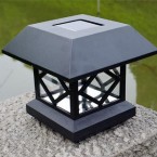 LED Solar Fence Post Light