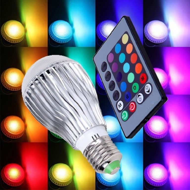 LED Light Bulb with Remote – 9