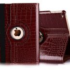 rotating crocodile case – brown