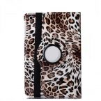 rotating leopard case – brown