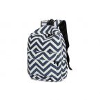 backpack – chevron – navy tilt