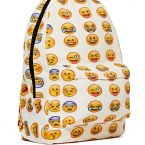 backpack – white emoji side