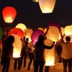 chinese lanterns – night