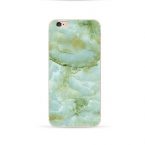 marble – green on white