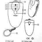 mini alcohol tester breathalyzer keychain diagram