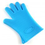 heat resistant bbq glove – blue 2