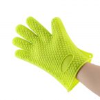 heat resistant bbq glove – green 2