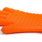 heat resistant bbq glove – orange