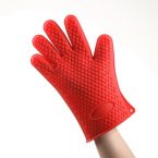 heat resistant bbq glove – red