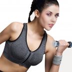 Quick-Dry-Zippered-Sports-Bra-Gray-Image-3