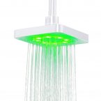 IAG-6 Inch-Square-7-Colors-Changing-LED-Rain-Shower-Green